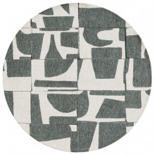 Ковер "Вырезки из бумаги - Морские брызги / Papercut - Sea Spray" D1400