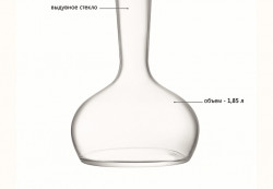 Декантер "Wine" transparent 1850 мл
