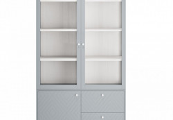 Витрина "Твин / Twin" tw170 белёный дуб/олово