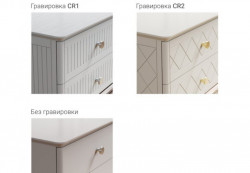 Витрина "Кристалл/Crystal" cr160 дуб карамель, оливковый ral 7003