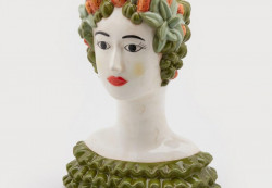 Ваза "Faccia Frutta green" h340