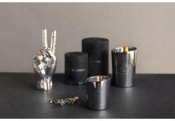 Ароматическая свеча «Престиж» Titanium black (Титановый черный), 515гр.