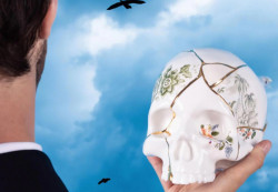 Декор Seletti "Череп / Skull" h160